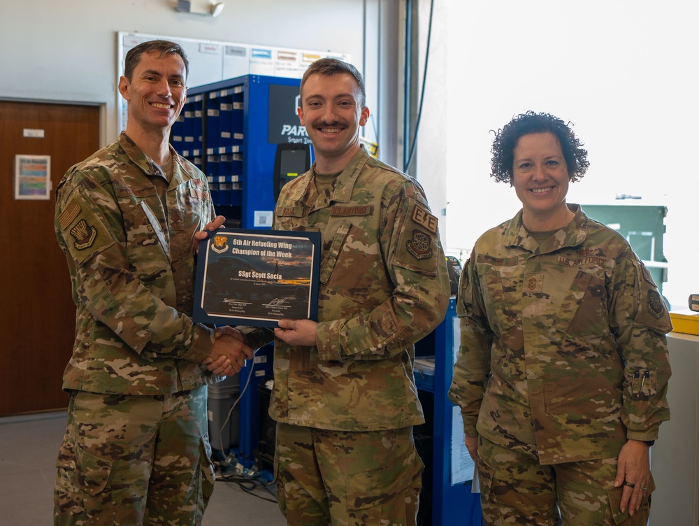 MacDill's Champion of the Week- Staff Sgt. Scott Socia