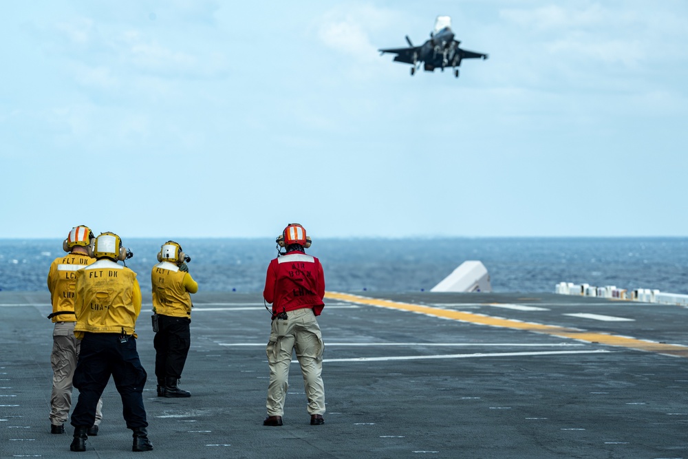 USS America Conducts Flight Operations With 31st MEU