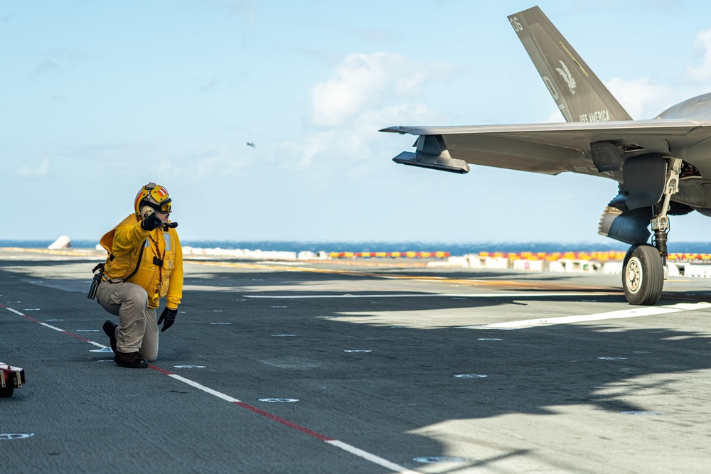 USS America Conducts Flight Operations With 31st MEU