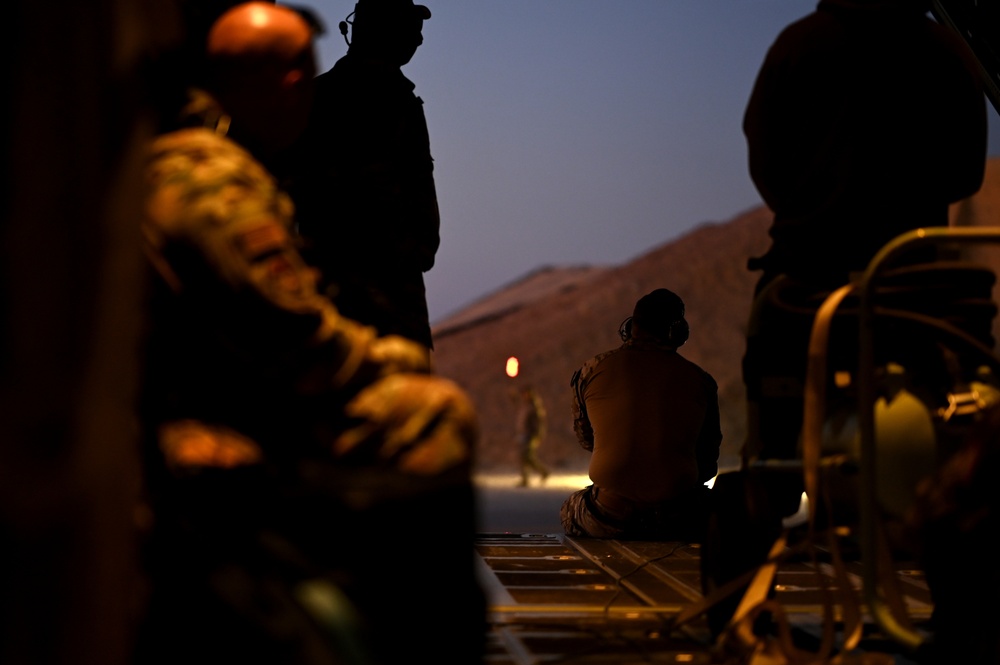 U.S. F-15Es divert in CENTCOM AOR, recovered by HC-130J