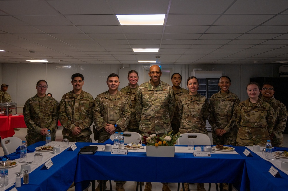 CSAF and CMSAF visit the Red Tails