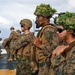 13th MEU Marine conduct machine gun live-fire training