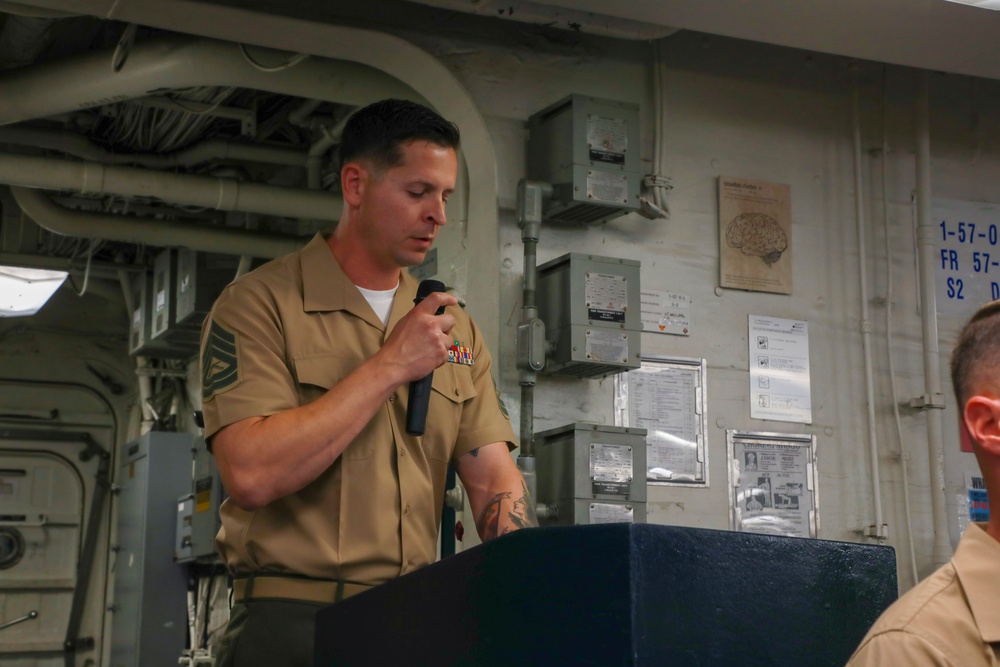 USS Makin Island Corporal Course 1-22