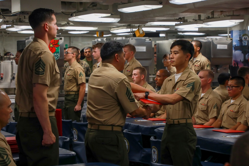 USS Makin Island Corporal Course 1-22