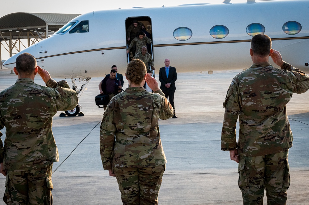 CSAF, CMSAF visit Al Dhafra Air Base