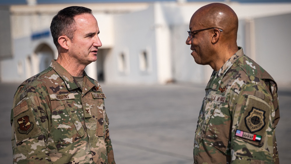 CSAF, CMSAF visit Al Dhafra Air Base