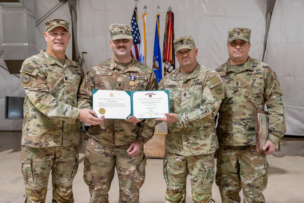 1-182nd Infantry Soldier Receives Award for Heroism