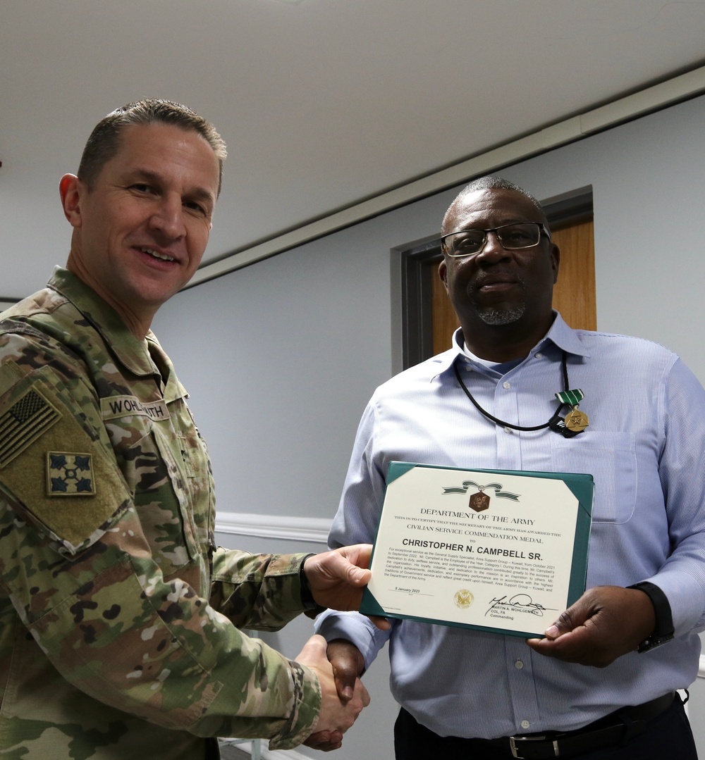 Area Support Group – Kuwait Civilian of the Year 2022