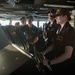 Sailors Stand A Navigation Watch