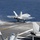 A Super Hornet Launches from the USS George H.W. Bush