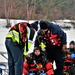 Fort McCoy Fire Department dive team conducts ice rescue training at frozen lake at Fort McCoy