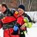 Fort McCoy Fire Department dive team conducts ice rescue training at frozen lake at Fort McCoy