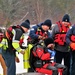 Fort McCoy Fire Department dive team conducts ice rescue training at frozen lake at Fort McCoy