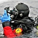 Fort McCoy Fire Department dive team conducts ice rescue training at frozen lake at Fort McCoy