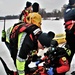 Fort McCoy Fire Department dive team conducts ice rescue training at frozen lake at Fort McCoy