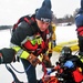 Fort McCoy Fire Department dive team conducts ice rescue training at frozen lake at Fort McCoy