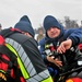 Fort McCoy Fire Department dive team conducts ice rescue training at frozen lake at Fort McCoy