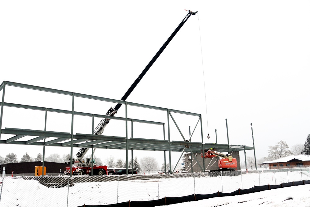 January 2023 construction operations of $11.96 million transient training brigade headquarters at Fort McCoy