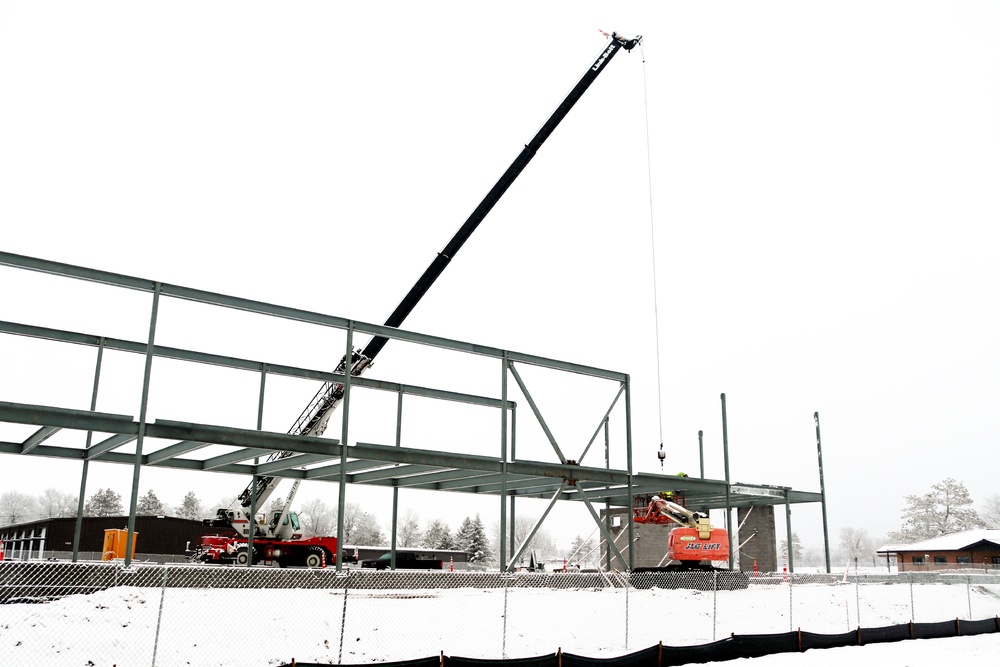 January 2023 construction operations of $11.96 million transient training brigade headquarters at Fort McCoy