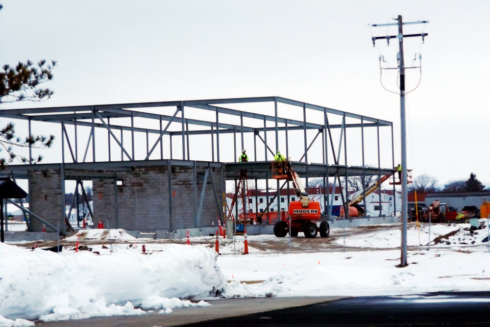 January 2023 construction operations of $11.96 million transient training brigade headquarters at Fort McCoy