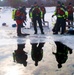 Fort McCoy Fire Department dive team conducts ice rescue training at frozen lake at Fort McCoy