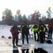 Fort McCoy Fire Department dive team conducts ice rescue training at frozen lake at Fort McCoy