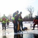 Fort McCoy Fire Department dive team conducts ice rescue training at frozen lake at Fort McCoy