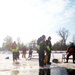 Fort McCoy Fire Department dive team conducts ice rescue training at frozen lake at Fort McCoy