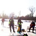 Fort McCoy Fire Department dive team conducts ice rescue training at frozen lake at Fort McCoy