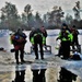 Fort McCoy Fire Department dive team conducts ice rescue training at frozen lake at Fort McCoy