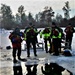 Fort McCoy Fire Department dive team conducts ice rescue training at frozen lake at Fort McCoy