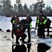 Fort McCoy Fire Department dive team conducts ice rescue training at frozen lake at Fort McCoy