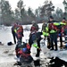 Fort McCoy Fire Department dive team conducts ice rescue training at frozen lake at Fort McCoy