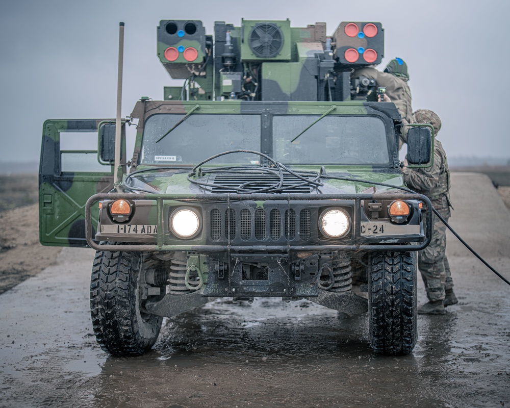 Bravo Battery, 2-174th Air Defense Artillery Brigade conducts Avenger live fire training in Latvia