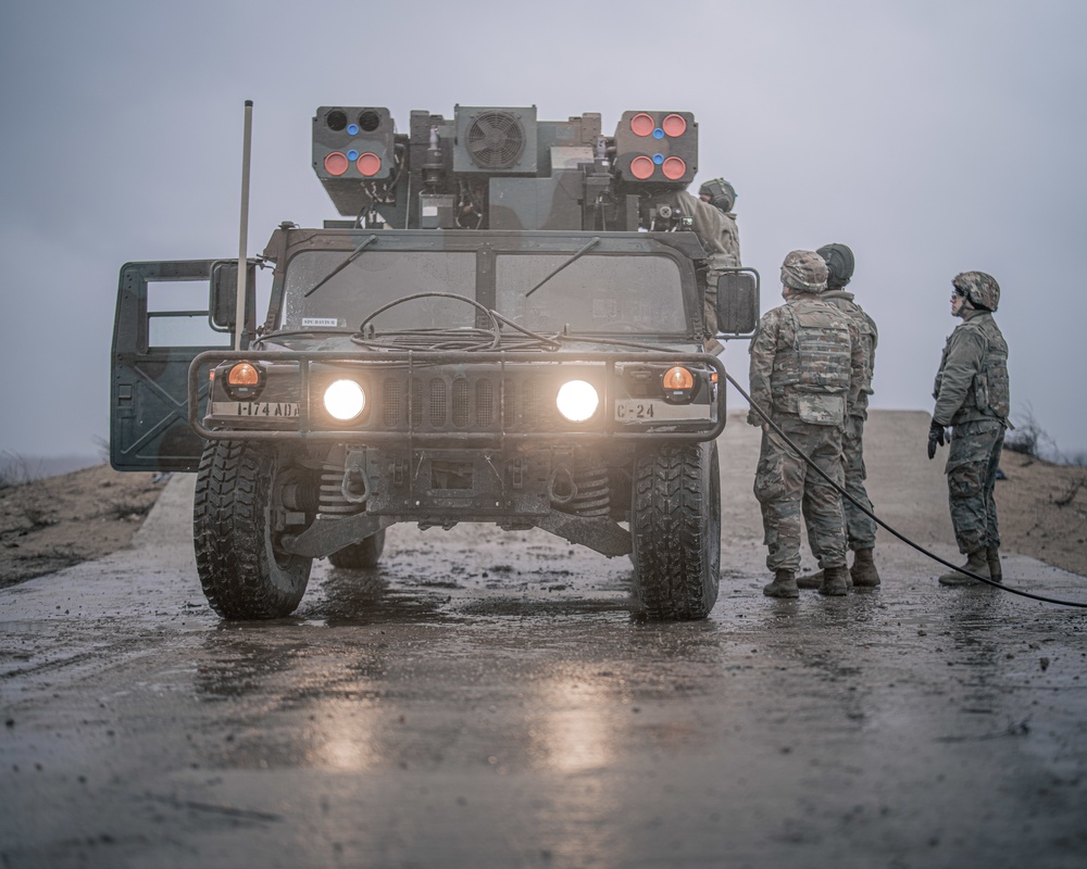 Bravo Battery, 2-174th Air Defense Artillery Brigade conducts Avenger live fire training in Latvia