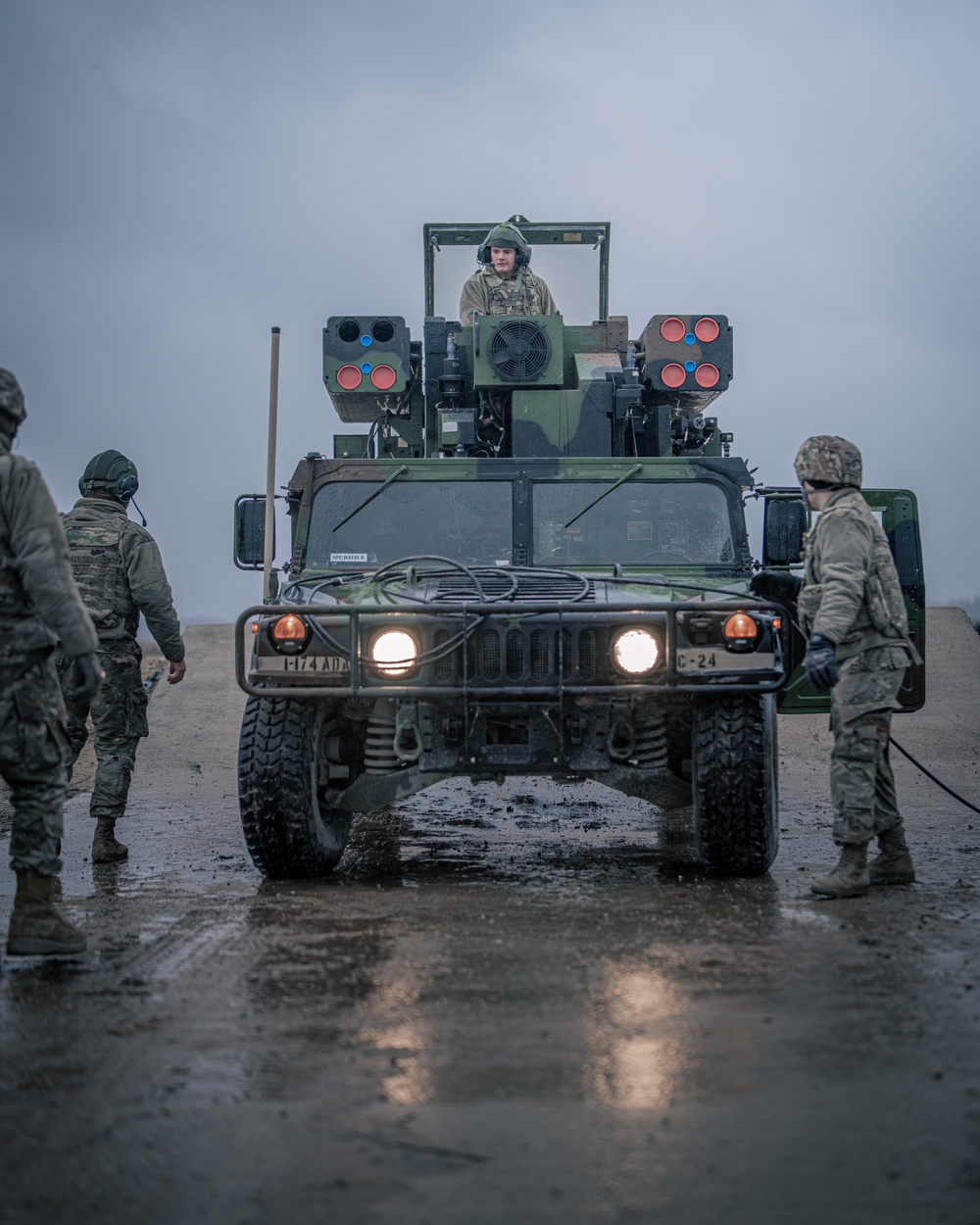 Bravo Battery, 2-174th Air Defense Artillery Brigade conducts Avenger live fire training in Latvia