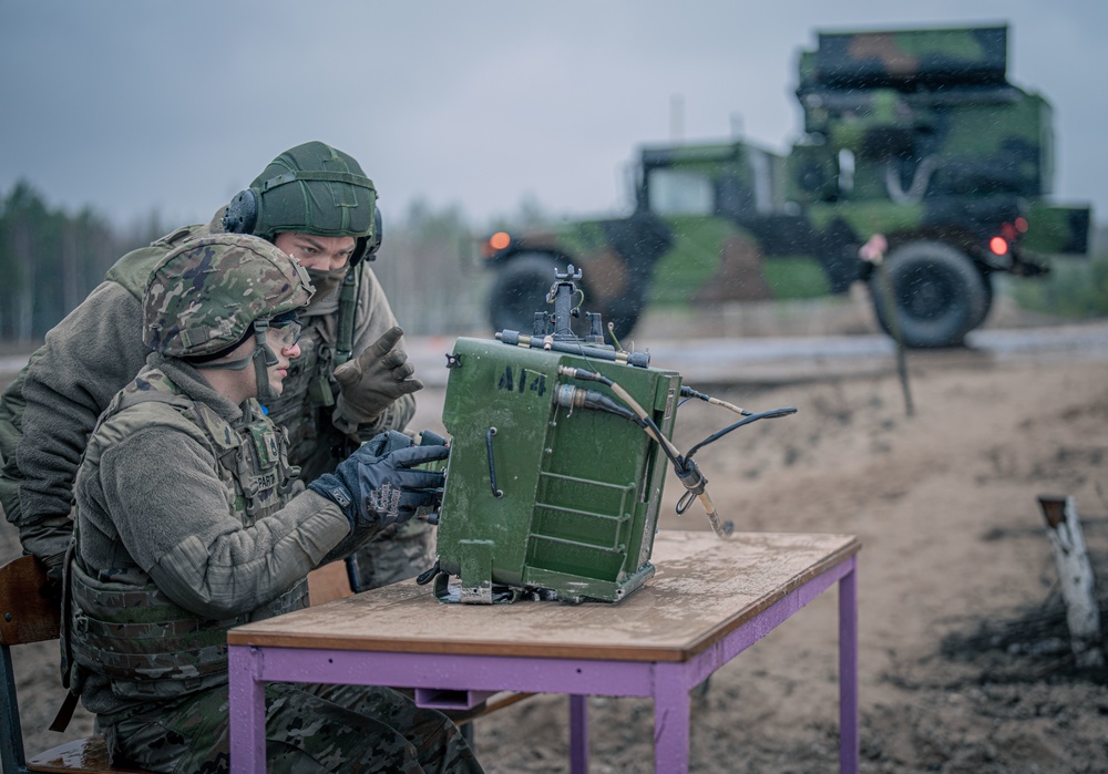 Bravo Battery, 2-174th Air Defense Artillery Brigade conducts Avenger live fire training in Latvia