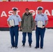 Coast Guard Cutter Polar Star (WAGB 10) conducts an advancement ceremony on the ice in Antarctica