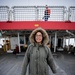 Coast Guard Cutter Polar Star (WAGB 10) receives a visit from some Orcas