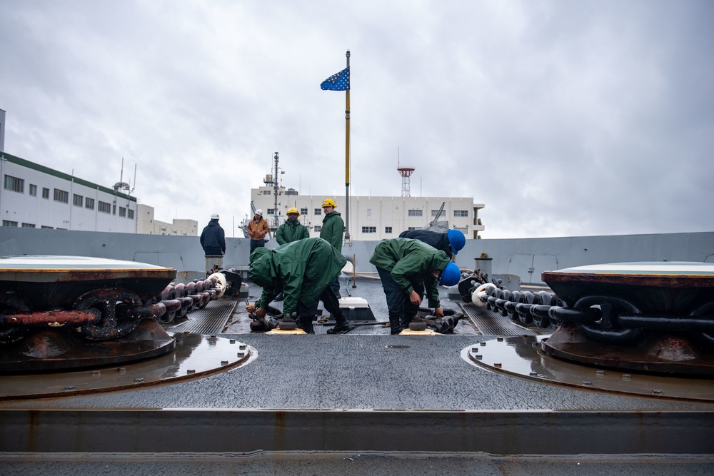 USS Green Bay (LPD 20) Conducts Sea and Anchor Operations