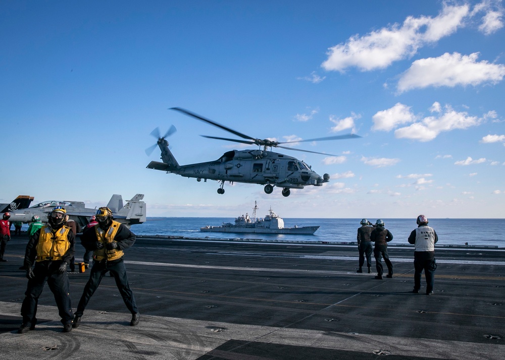 Daily Operations Aboard USS George H.W. Bush (CVN 77)