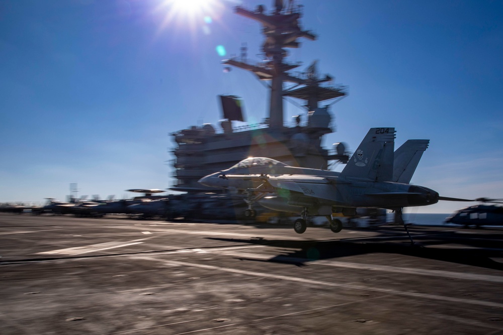 Daily Operations Aboard USS George H.W. Bush (CVN 77)