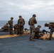 13th MEU Marines conduct machine gun deck shoot