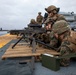 13th MEU Marines conduct machine gun deck shoot