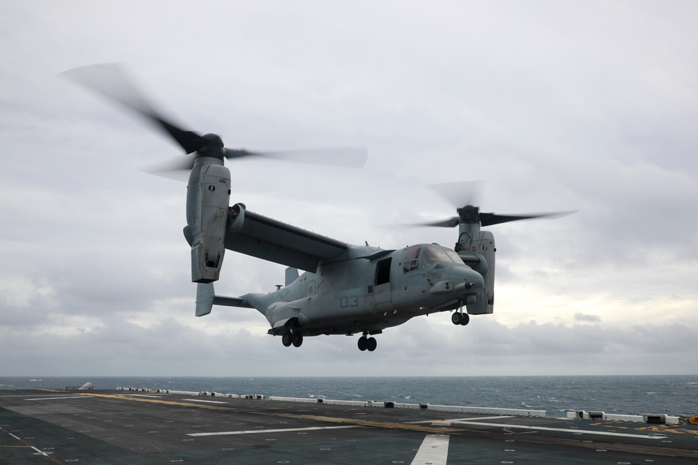 USS Makin Island flight deck operations