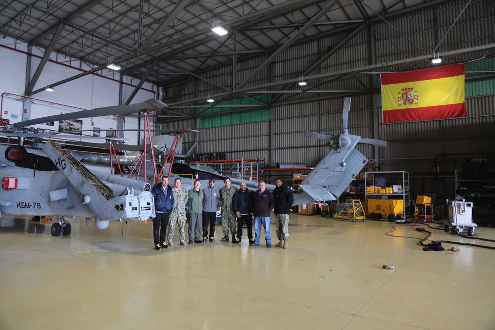 Joint Effort Completes HSM-79 MH-60R Repairs