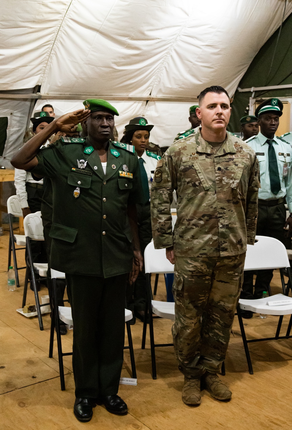 U.S. Air Force awards ACM to Gendarmerie Nationale Nigérienne member