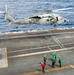 Helicopter Takes Off From Flight Deck