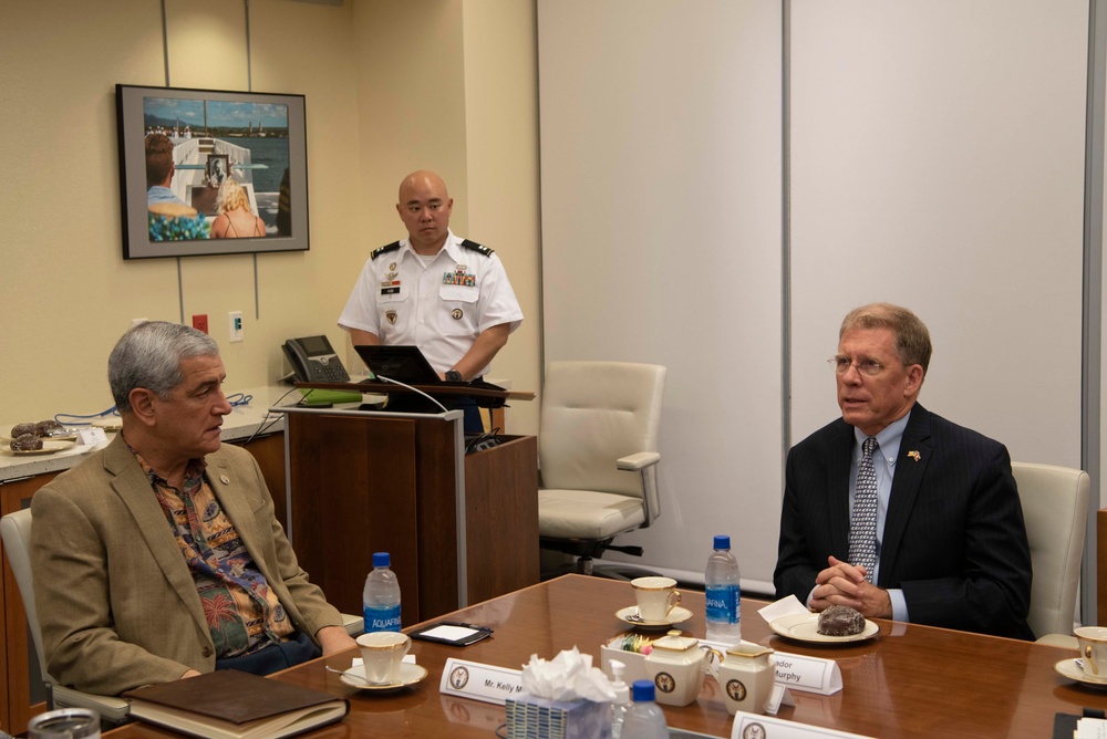 Ambassador to Cambodia W. Patrick Murphy Tours DPAA Facility.