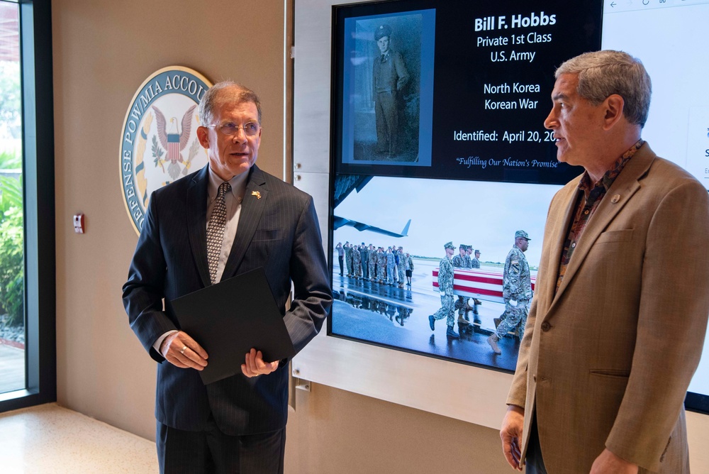 Ambassador to Cambodia W. Patrick Murphy Tours DPAA Facility.